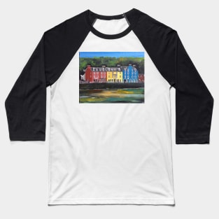 Colourful Houses, Tobermory Baseball T-Shirt